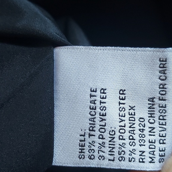 Per Se Carlisle Elegant Black Asymmetrical Skirt Sz-8 - Picture 7 of 9